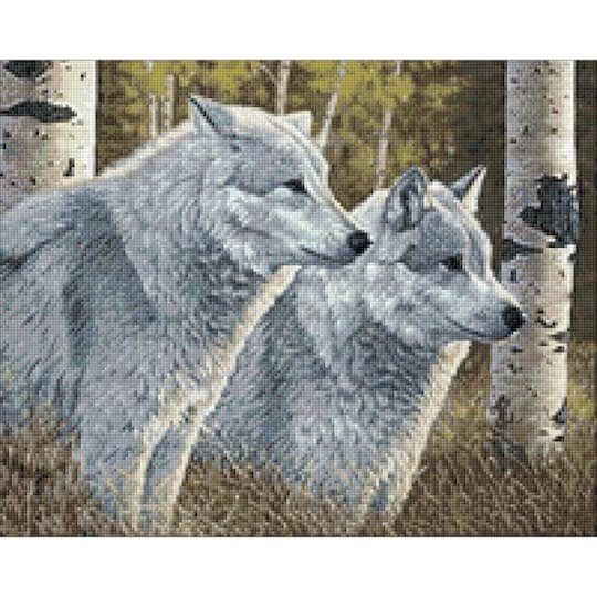Crafting Spark Wolves Diamond Painting Kit
